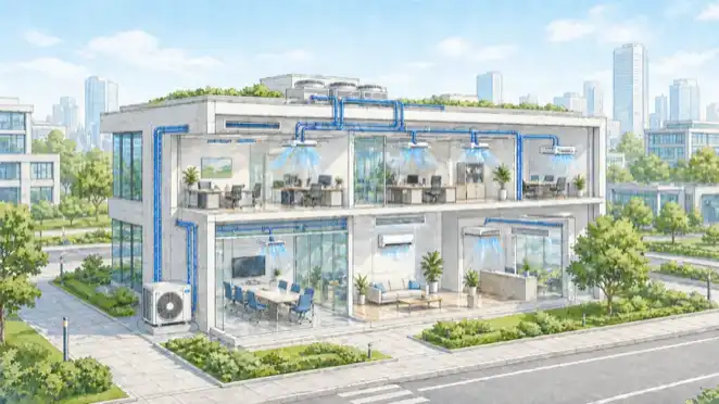 Impianto di climatizzazione per uffici e attività commerciali — SMA Energia Viterbo