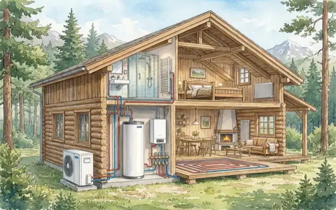 Impianto termoidraulico per abitazione privata — SMA Energia Viterbo