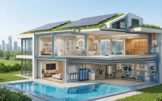 Impianto idraulico completo — bagno, doccia, tubazioni e depurazione acqua — SMA Energia Viterbo